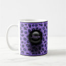 Recherche de noir et pourpre tasses Girly