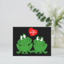 Recherche de amour grenouille cartes postales Coeur