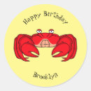 Recherche de dessin de crabe autocollants Vie marine