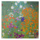 Recherche de fleurs carreaux Gustav klimt