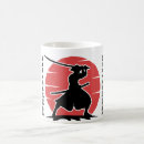 Recherche de guerrier samouraï tasses Soleil rouge