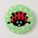 Recherche de dessin coccinelle badges Rouge