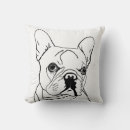 Recherche de bouledogue français noir coussins Animal