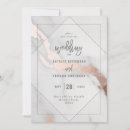 Recherche de marbre mariage invitations Gris