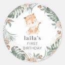 Recherche de jungle fille autocollants Anniversaire