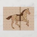 Recherche de chevaux de carrousel cartes postales Cheval