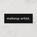 Recherche de pour le maquilleur cartes visite Beauté