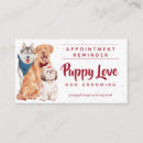 Recherche de rappel cartes visite Chien