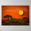Recherche de éléphants africains posters Savane africaine