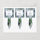 Recherche de plumes paon cartes postales Bleu