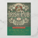 Recherche de irlandais invitations St patrick