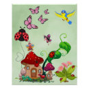 Recherche de papillons posters Girl