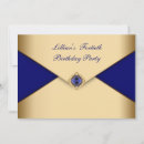 Recherche de de saphir anniversaire invitations Cobalt