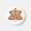 Recherche de nounours magnets Cœur