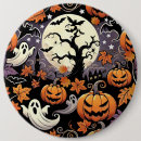 Recherche de batte de halloween badges Citrouille