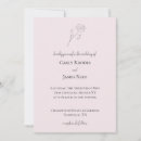 Recherche de rose clair invitations Monogramme