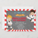 Recherche de karate party invitations Garçon