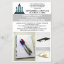 Zoek naar branding flyers Foto