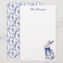 Zoek naar wit konijn briefpapier Blauw