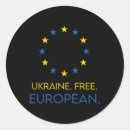Recherche de liberté autocollants Soutenir l'ukraine