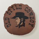 Recherche de cuir de faux coussins Cowboy