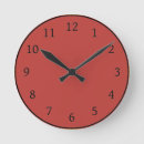 Recherche de couleurs pâles horloges Rouge