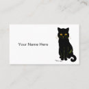 Recherche de de chat noir cartes visite Drôle
