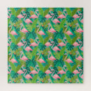 Recherche de oiseaux tropicaux puzzles Flamants roses