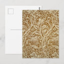 Zoek naar blad ontwerp briefkaarten William morris