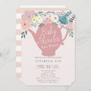 Recherche de teapot baby shower invitations Floral