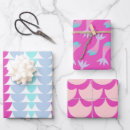 Recherche de sirène papier cadeau Océan