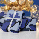 Recherche de camo bleu papier cadeau Armée
