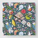 Recherche de motif japonais horloges Fleurs