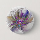 Recherche de floral bleu et vert badges Pour elle