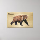 Recherche de bruns impressions sur toile Alaska