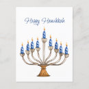 Zoek naar menorah briefkaarten Blauw