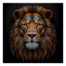 Recherche de graphique de lion art Peinture murale