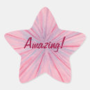 Recherche de étoile bleue autocollants Rose
