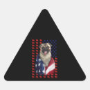 Recherche de chien triangle autocollants Amoureux des chiens