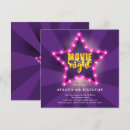 Recherche de stars de cinéma invitations Fête d'anniversaire du film
