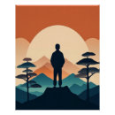Recherche de silhouettes art Calme