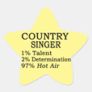 Recherche de musique country autocollants Pays