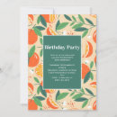 Recherche de motif de fruit invitations Oranges