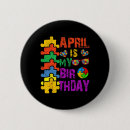 Recherche de anniversaire par mois badges Autisme drôle