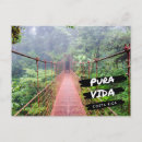 Recherche de pont suspendu cartes postales Costa rica