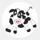 Recherche de vache blanche autocollants Animaux