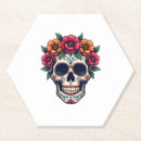 Recherche de dia muertos dessous de verres Halloween