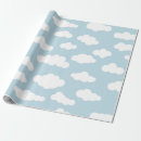 Recherche de nuages blancs papier cadeau Pour enfants