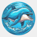 Recherche de dauphin autocollants Vagues