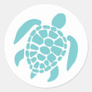 Recherche de tortue bleue autocollants Plage